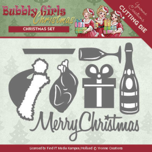Die - Yvonne Creations - Christmas Set - Bubbly Girls Christmas
