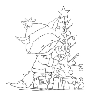  Kleurboek: Arts by Tamara - Cute Coloring - Christmas