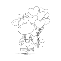  Kleurboek: Arts by Tamara - Cute Coloring - Love and Valentine