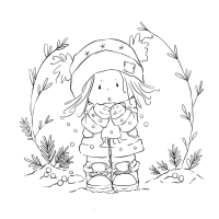  Kleurboek: Arts by Tamara - Cute Coloring - Winter