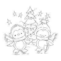  Kleurboek: Arts by Tamara - Cute Coloring - Christmas