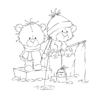 Kleurboek: Arts by Tamara - Cute Coloring - Winter