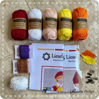 Haakpakket Sint en Piet (geel-oranje)