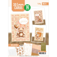 3D and Do - Laser Cards 4 - Teddy