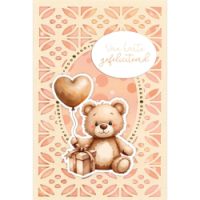 3D and Do - Laser Cards 4 - Teddy