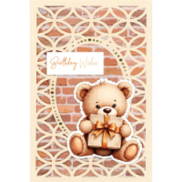 3D and Do - Laser Cards 4 - Teddy