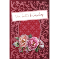 3D and do Velvet Cards A6 nr 4- Amy Design - Peonies