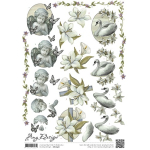 3D knipvel Sheet - Amy Design - Condoleance