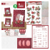 3D and do Velvet Cards A6 nr.09 - Rose Hip