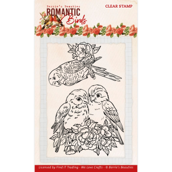 Clear stamps- Berries Beauties - Romantic Birds - Parrots
