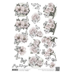 3D knipvel Sheet - Amy Design - Condoleance bloemen