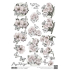 3D knipvel Sheet - Amy Design - Condoleance bloemen