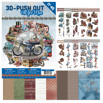 3D Push-Out Book 45 - All For Men