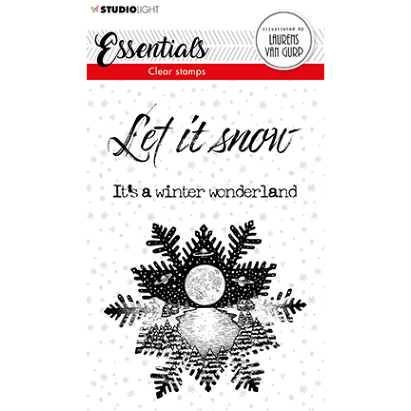 Studio Light • Essentials clear stempel Snowflake Nr.113