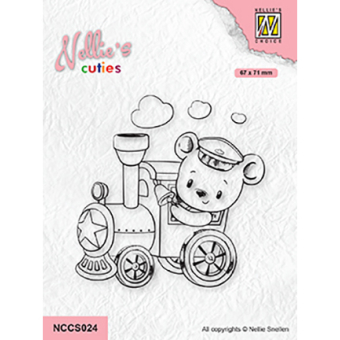 Nellie's Choice • Nellie's Cuties Clear Stempels Train Engineer