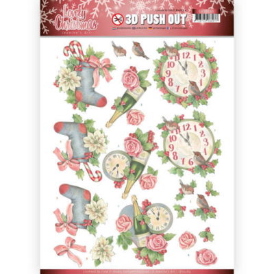 3D Push out - Jeanine's Art - Lovely Christmas - Lovely Christmas Time