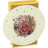 Pillar Circle Cards creme 1 - Botanical Garden