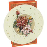 Pillar Circle Cards creme 1 - Botanical Garden