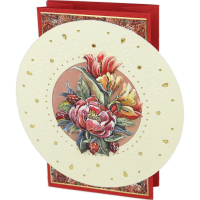 Pillar Circle Cards creme 1 - Botanical Garden