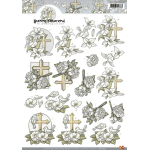 Pakket voor 6 3D kaarten met thema condoleance (2)