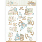 3D knipvel Sheet - Yvonne Creations - Newborn - Baby Rocking Horse