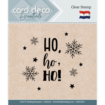 Card Deco Essentials - Clear Stamp - Ho ho ho