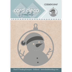 Card Deco Essentials - Mini Dies - 47 - Snowman ornament