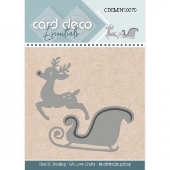 Card Deco Essentials - Mini Dies - 70 - Santa's Sledge