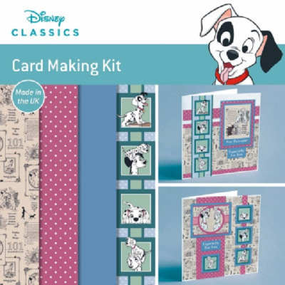 Disney: 101 Dalmatiers - 6x6 Card Making Kit - Makes 3 Cards