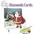 D0tty Design® - Set van 4 diamond painting easel kerstkaarten 