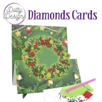 D0tty Design® - Set van 3 diamond painting easel kerstkaarten 