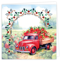 Dot And Do Cards  24 - Berries Beauties - Strawberries