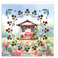 Dot And Do Cards  24 - Berries Beauties - Strawberries