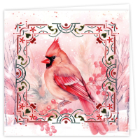 Dot And Do Cards  31 - Berries Beauties - Red Birds