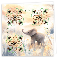 Dot And Do Cards  34 - Berries Beauties - Baby Wild Animals