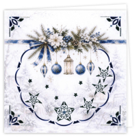 Dot And Do Cards 51 - Blue Christmas Serenity
