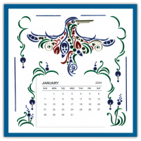 Dot and Do Special Calander set 5 - Graphic Birds 