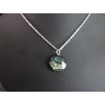 Ketting met hanger: steampunk kat grijs