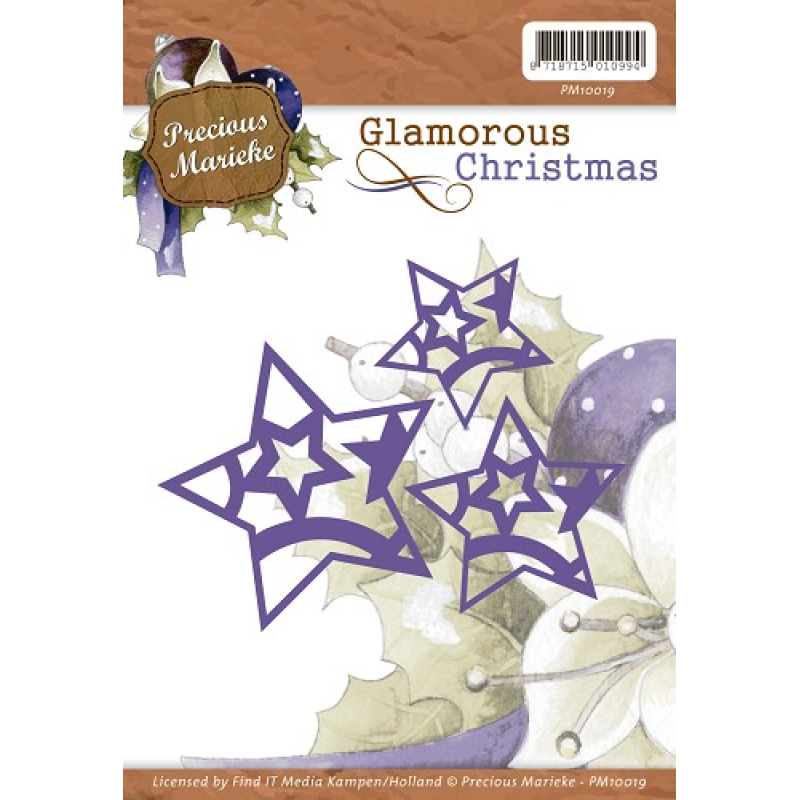Dies - Precious Marieke - Glamorous Christmas - Stars