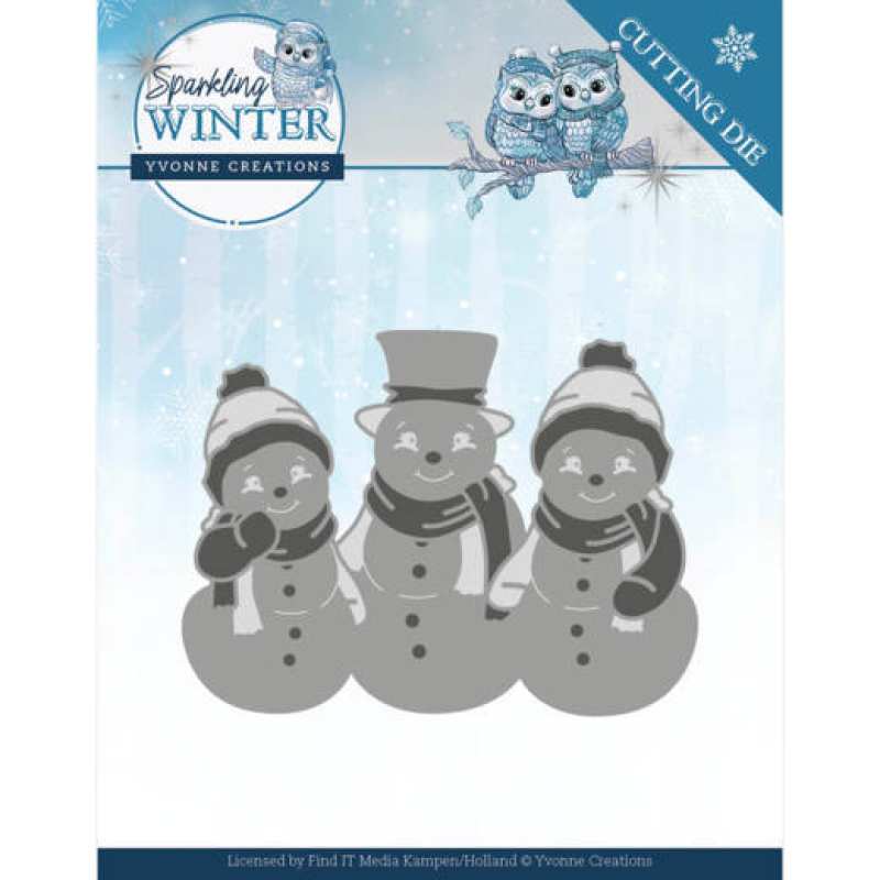 Dies - Yvonne Creations - Sparkling Winter - Sparkling Snowmen