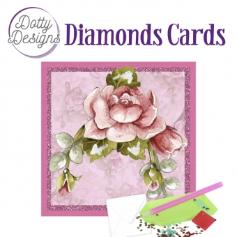 Dotty Designs Diamond Cards - Red Roses