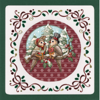 3D Push Out - Yvonne Creations - The Wonder Of Christmas - Wonderful Birds