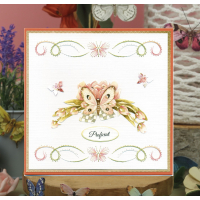 3D Push Out - Amy Design - Botanical Garden - Colorful Butterfly