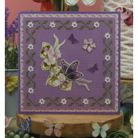 3D Push Out - Amy Design - Botanical Garden - Colorful Butterfly