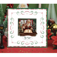 3D Push Out - Amy Design - Snowy Christmas - Snowy Santa