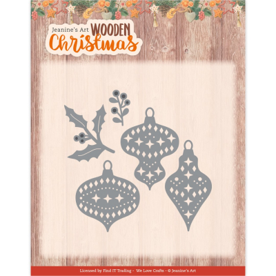 Dies - Jeanine's Art - Wooden Christmas - Wooden Ornaments