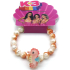 Kinderarmband K3 Zeesterren wit/oranje