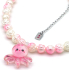 Kinderketting K3 Zeesterren rose/wit met inktvis