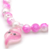 Kinderketting K3 Zeesterren rose/wit met schelp