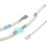 Kinderketting K3 Zeesterren wit/blauw